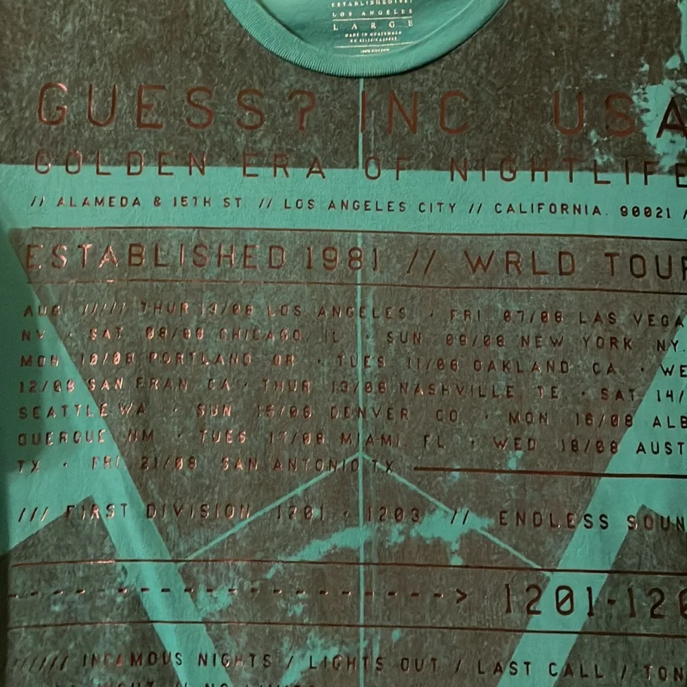 Guess measurements front